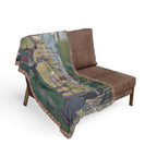 A Sunday Afternoon on the Island of La Grande Jatte Woven Blanket, Georges Seurat, Pointillist Art Throw