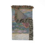 Stacks of Wheat (End of Summer) Woven Blanket, Claude Monet, Impressionist Art Throw