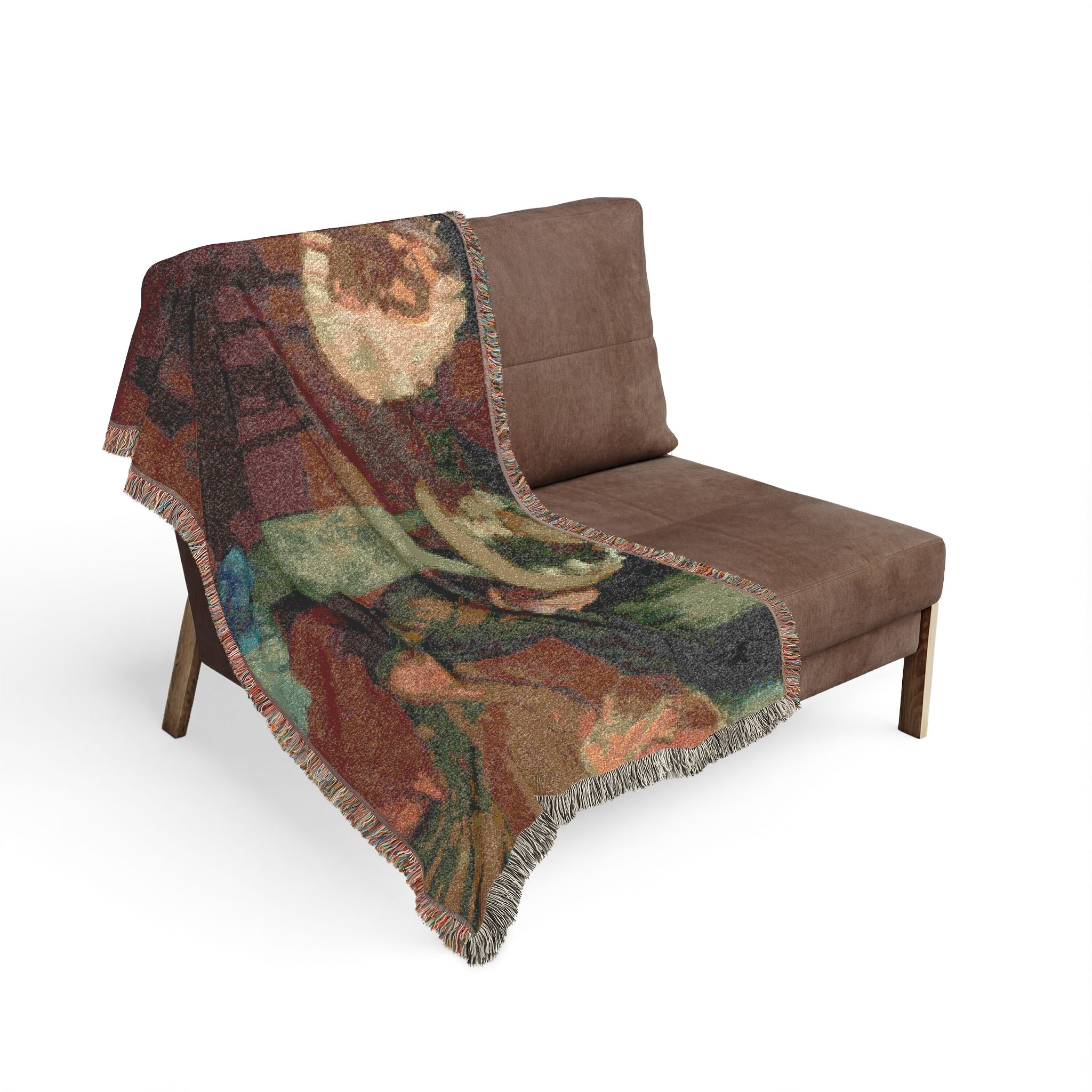The Millinery Shop Woven Blanket, Edgar Degas Impressionist Art