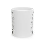 A Large Group of People Is Called a Nope Coffee Mug, Funny Introvert Humor, White Ceramic