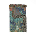 Irises Woven Blanket, Vincent van Gogh, Fine Art Floral Throw