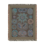 Ascidiae Sea Squirts Woven Blanket, Ernst Haeckel, Art Forms in Nature