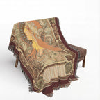 Zodiaque Woven Blanket, Alphonse Mucha, Art Nouveau Zodiac Art